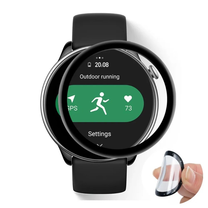 1-3 Chiếc 400D HD Cong Cạnh Đen Kính Cường Lực Cho Amazfit Active 2 Edge GTS 4 2 Mini 3 2E Đồng Hồ Thông Minh Bảo Vệ Màn Hình Cho Amazfit GTR 4 Phiên Bản Giới Hạn 3 Pro 2 eSIM 2e