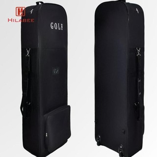 Hilabee Golf Túi Du Lịch Câu Lạc Bộ Golf Túi Bảo Vệ Dây Kéo Đóng Cửa Vỏ Bảo Vệ Có Cán Bánh Xe Cho Nam Du Lịch Hàng Không Quà Tặng