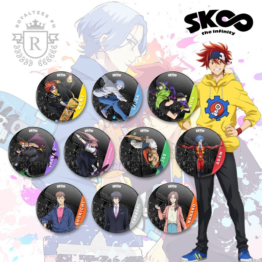 [ PIN ] Sk8 The Infinity Anime Button Pins / Badge Batch 3 - Size To ...
