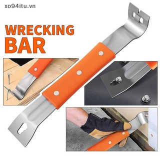 XOITU Pry Bar Thép không gỉ Đai ốc Crowbar với M4-M6 Ổ cắm lục giác và cờ lê Góc kéo móng tay để nâng nâng nâng nâng kéo VN