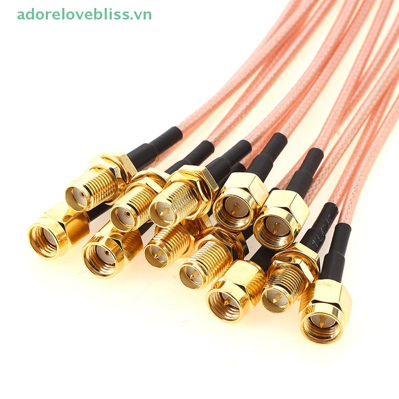 Thêm SMA đến 2X SMA Nam Nữ Loại Y Bộ Chia Kết Hợp Nhảy Cáp Pigtail BSS