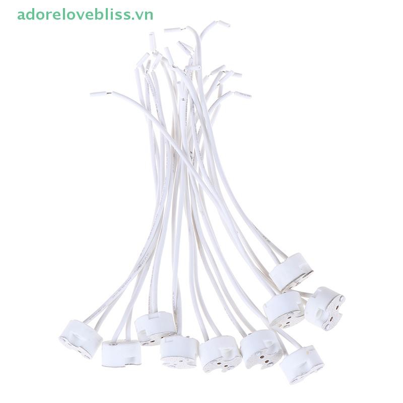 Thêm 1 / 5 / 10 chiếc MR16 GU5.3 đế ổ cắm dây kết nối đèn led giá đỡ gốm Bss