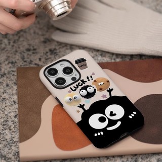 Ốp điện thoại bi than 2 trong 1 tương thích với iPhone 15 Pro Max, Apple 16 14 Plus 11 / 12 / 13 Pro Max, vỏ bảo vệ chống sốc mới