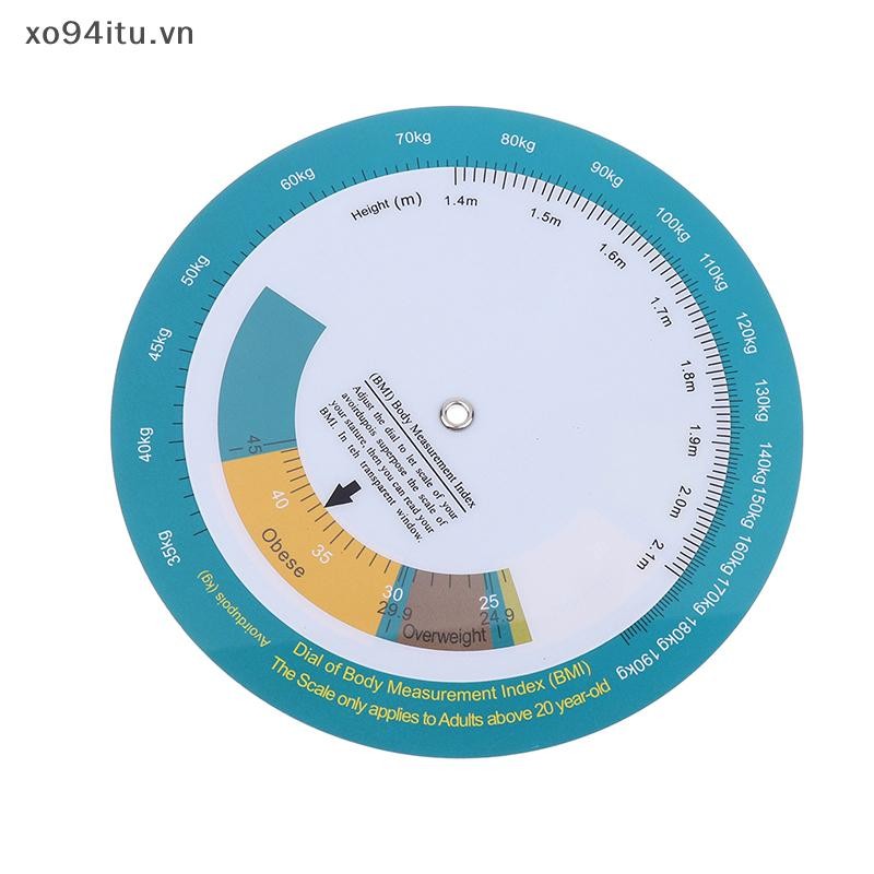 Xoitu Bánh xe BMI cỡ lớn, Máy đo BMI, Thước đo BMI Khỏe mạnh, Máy đo đường huyết y tế, Thước PVC VN