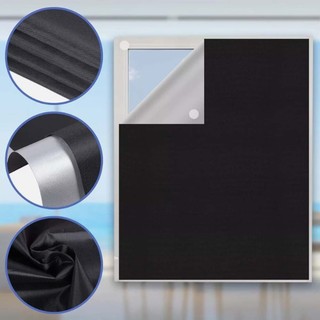 Portable Blackout Blind Blinds Window Thermal Insulated Easy to Stick Travel