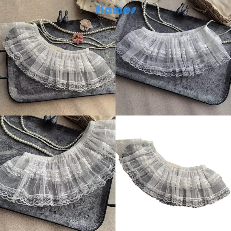 FL Váy lưới hai lớp thời trang cho bé gái Rèm ren trang trí cho bé gái cho những dịp thường ngày và đặc biệt