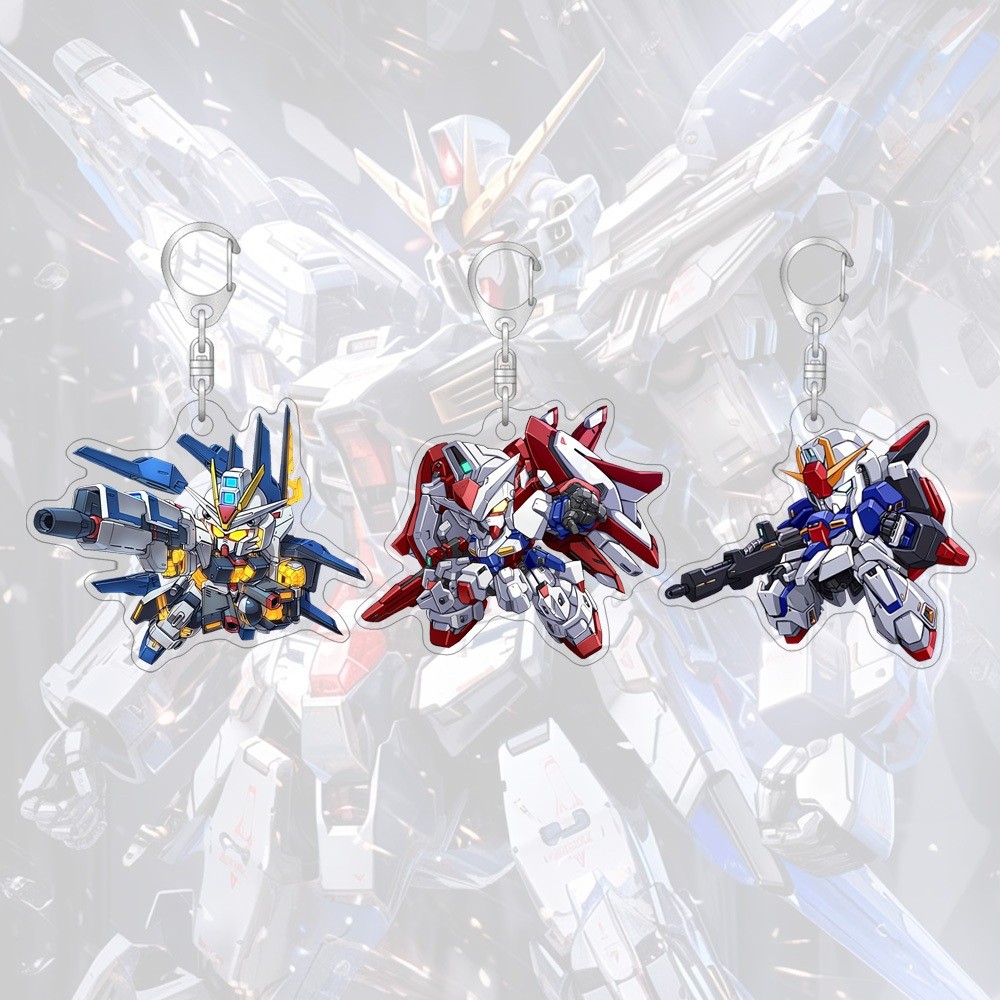 55cm Móc Khóa Di Động Phù Hợp Với Gundam Anime Acrylic Trang Trí Thùng Hoạt Hình  Túi