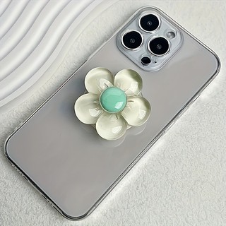 Tay cầm điện thoại thiết kế hoa 3D - Phụ kiện giá đỡ và giá đỡ điện thoại thông minh có thể gập lại di động có hoa trang trí, phù hợp phổ thông cho thiết bị di động