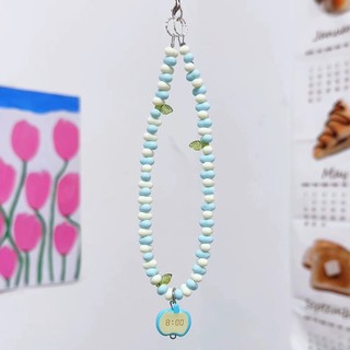 Bowknot Fruit Cat Dây chuyền đa năng Mặt dây chuyền cho vỏ điện thoại Móc khóa Dây buộc