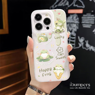 ibumpers Ốp Lưng IPhone Ngọt Ngào Dễ Thương Họa Tiết Gấu Ốp Điện Thoại Trong Suốt Nhám Mờ TPU Mỏng Chống Sốc Chống Bẩn Cho IPhone 16 15 14 12 13 11 Pro Max IP 7 8 Plus X XS XR