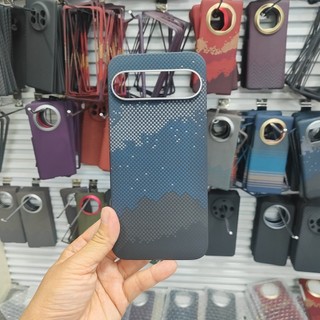 Từ Tính Thật Aramid Sợi Carbon Ốp lưng Google Pixel 9 Pro XL Sạc Không Dây Siêu Mỏng Vỏ Chống Sốc Ốp Lưng