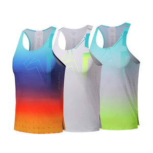 Áo Vest khô nhanh mới Chạy bộ thể thao thể thao theo dõi và trường đơn