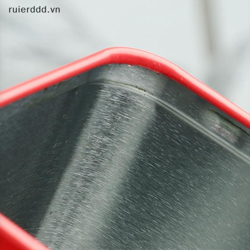 # ruierddd # Hộp Bảo Quản Đĩa Thiếc Kín Trà Caddy Bình Cà Phê Vuông Nhỏ Lá Trà Hộp Đựng Hộp Đựng Gia Vị Thiếc Nhỏ.