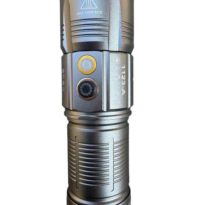 Đèn Pin Along 1123A Siêu Sáng Công Suất 65W Chiếu xa 700m Phù Hợp Đi Rừng Cắm TRại hm