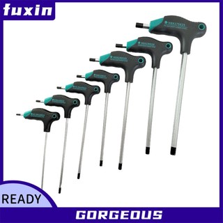 [Fuxin] 1 Cờ lê chìa khóa lục giác loại T cho dụng cụ cầm tay sửa chữa tuốc nơ vít lục giác H2.5-H8