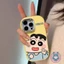 Vỏ Crayon Shin-chan Dễ Thương Cho Redmi Note 14 13 Pro Plus 12 Turbo 11 SE Pro Plus 11T 11S 5G 4G Vỏ Điện Thoại Hoạt Hình Vui Nhộn Màu Kẹo Chống Rơi Ốp Lưng Mềm Mờ