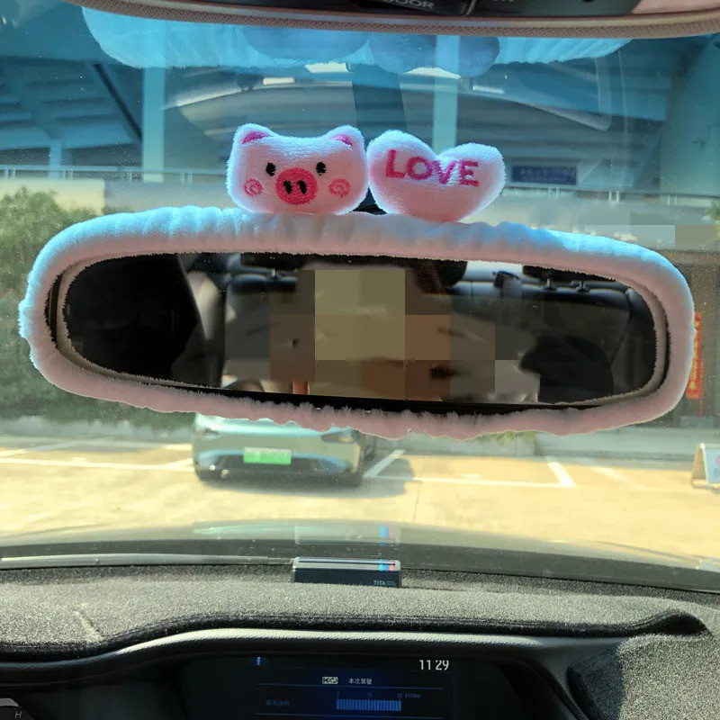 Kawaii Thỏ Xe Ô Tô Gương Chiếu Hậu Dễ Thương Phong Cách Hàn Quốc Nhân Vật Hoạt Hình Chống Trơn Trượt Gương Đáng Yêu Trang Trí An Toàn Đảo Ngược Hỗ Trợ Quà Tặng Cho Nữ Bé Gái Phụ Kiện Xe Hơi