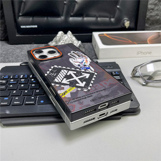 Ốp điện thoại hình vuông cho iPhone 16 15 14 13 11 12 Pro Max, phim OW màu sắc minh họa