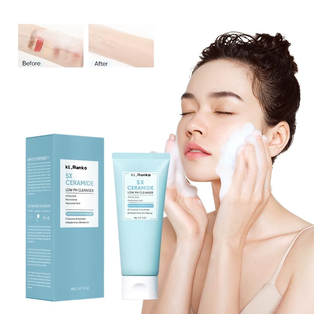 Sữa rửa mặt Ceramide Low pH 80g dưỡng ẩm, chăm sóc da, nuôi dưỡng da C4o9