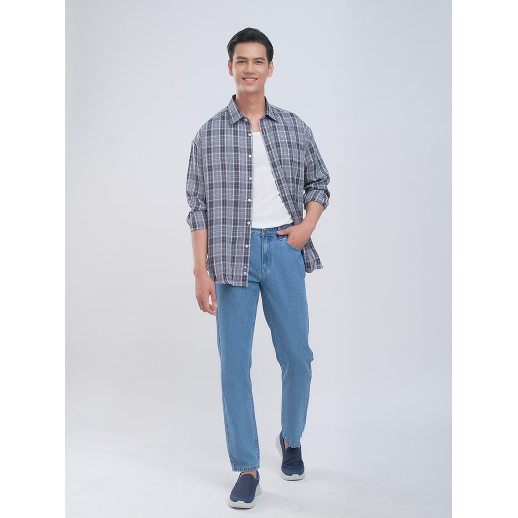 Quần Jean dài VIETTIEN SMART CASUAL vải Cotton form REGULAR VT00000140