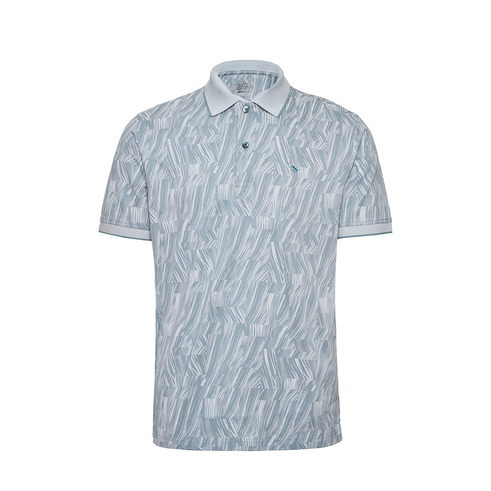 Áo thun Polo không túi VIETTIEN SMART CASUAL vải cotton phom regular fit VT00000115