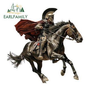 EARLFAMILY 13cm Spartan Chiến Binh Xe Dán Windows Campervan Đua Trôi Đề Can Chống Thấm Nước Cá Tính Chống Trầy Xước Bảo Vệ Cửa Xe Ô Tô