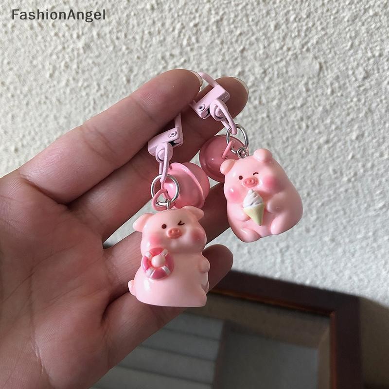 FashionAngel Hoạt Hình Dễ Thương Chú Heo Nhỏ Mặt Dây Chuyền Móc Khóa Túi Thời Trang Đồ Trang Trí Mới Lạ Sáng Tạo Ba Lô Trang Trí Phụ Kiện Quà Tặng VN