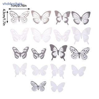 Vhd 18 Cái / bộ Đen Trắng Pha Lê Dán Tường Nghệ Thuật Đẹp Decal Trang Trí Nhà Cửa Cho Tủ Lạnh Phòng Trẻ Em VN