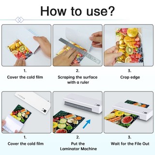Phim cán nguội 50 tờ A4 | Nhãn dán tự dính | Ba chiều trong suốt | Vinyl PVC & Nhãn dán nhiều lớp chống thấm nước | Máy ép Kertas