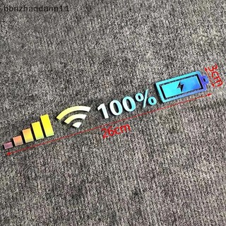 [BBNZDD] Đánh dấu mức Wifi Đề can ô tô Kính chắn gió phía sau ô tô Nhãn dán vui nhộn BVAH