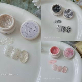 Mordda Shell Màu Đá Nail Gel Miếng Nhỏ Sesame Dot Sequin Chất Liệu Đóng Hộp Quang Trị Liệu Keo Móng Tay Nghệ Thuật Làm Móng Tay Cho Móng Tay Cửa Hàng