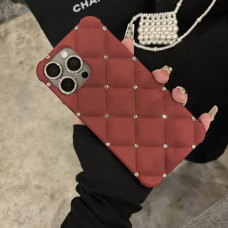 Ốp điện thoại kiểm tra kim cương giả sang trọng bằng kim cương giả cho iPhone16 Pro Max 15 14 13 12 11 Pro Max bảo vệ camera chống sốc Ốp lưng silicon mềm chống rơi