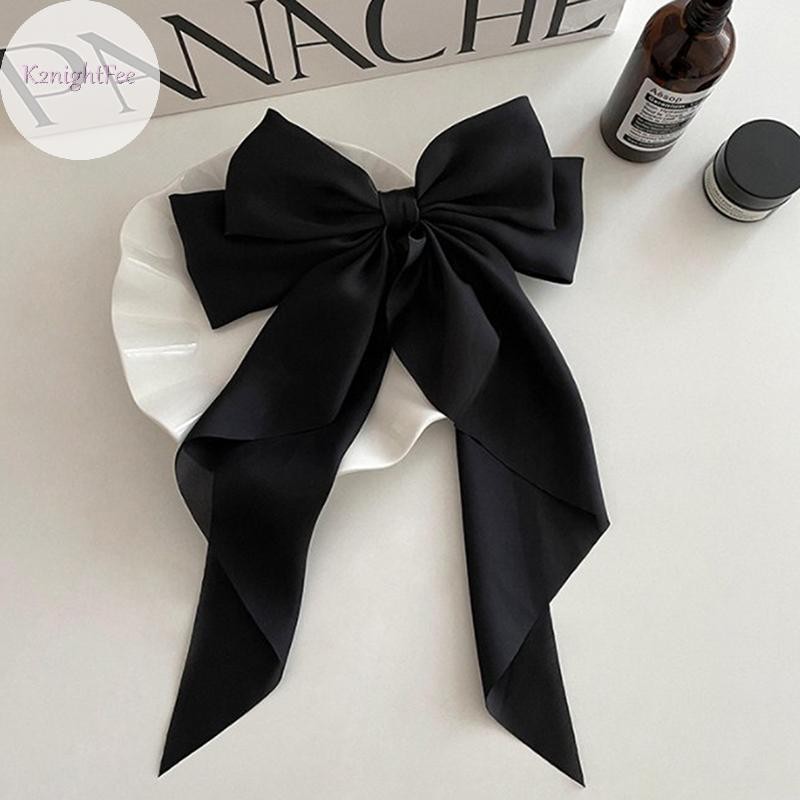 K2nightfee Nơ Ruy Băng Kẹp Tóc Mũ Đơn Giản Thanh Lịch Sa Mùa Xuân Kẹp Tóc Cố Định Kẹp Tóc Retro Đảng Mũ Đội Đầu Phụ Kiện Tóc Đỏ VN