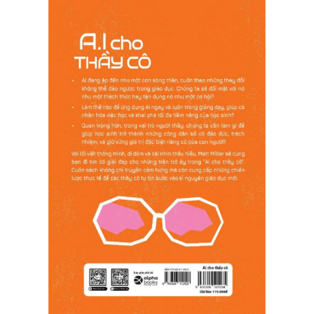 Sách - AI Cho Thầy Cô - Hướng dẫn ứng dụng nhanh & hiệu quả trong lớp học (Gamma Books)