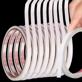 Băng keo hai mặt cường độ cao 6mm x 9m, Băng thủ công dính chắc chắn cho DIY / Văn phòng / Gia đình, Trong suốt Không có cặn