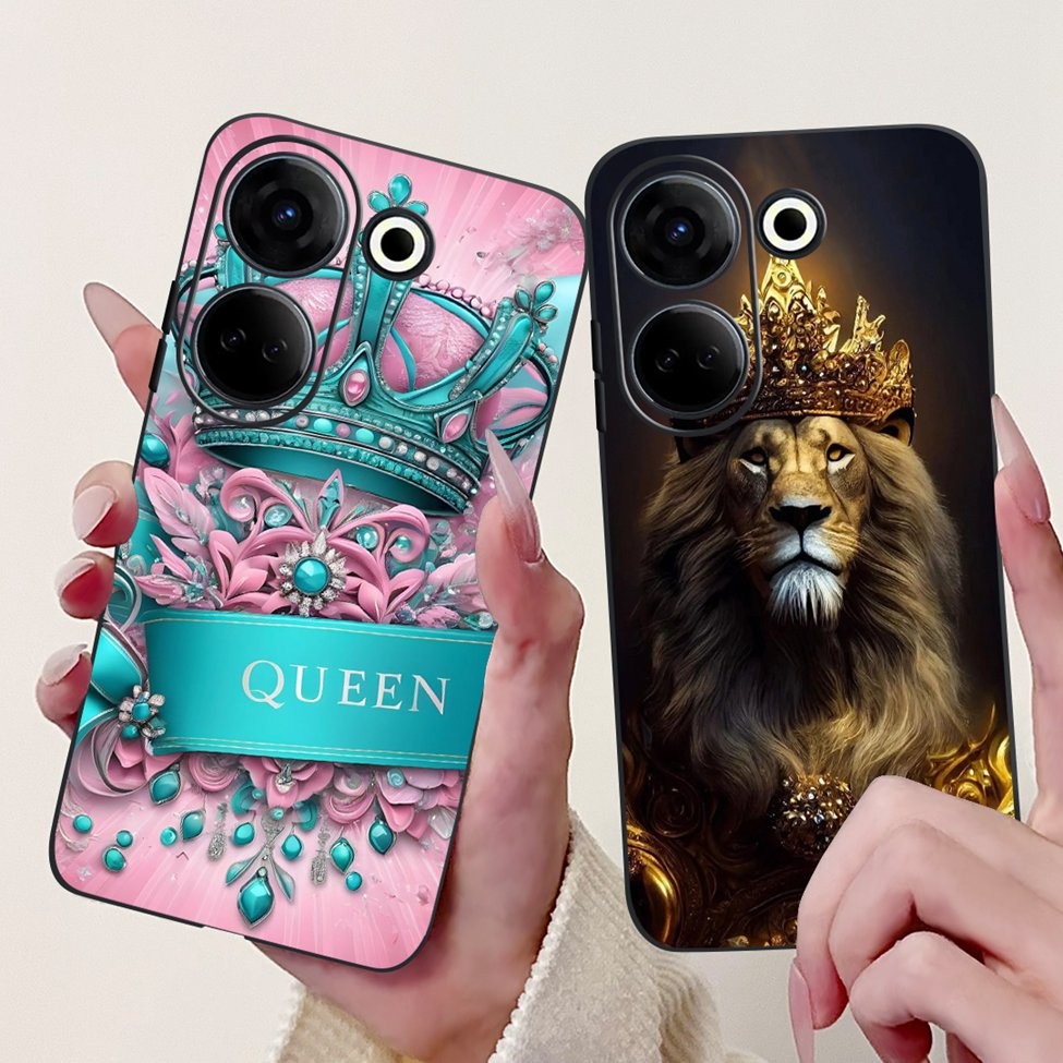 Ốp Lưng Tecno Camon 20 CK6 CK6n 20Pro CK7n Hoa Bướm Thời Trang Mèo Dễ Thương Tình Yêu Mềm Ốp Lưng Tecno Camon 20 Pro 4G Ốp Điện Thoại Silicon
