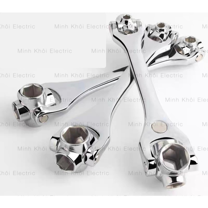 Cờ lê xoay đầu 8 trong 1 Linbon,cờ lê đa năng, cờ lê 8 đầu xoay, mỏ lết xoay,khẩu 8 mắt,cờ lê thông minh 8 đầu xoay,khẩu