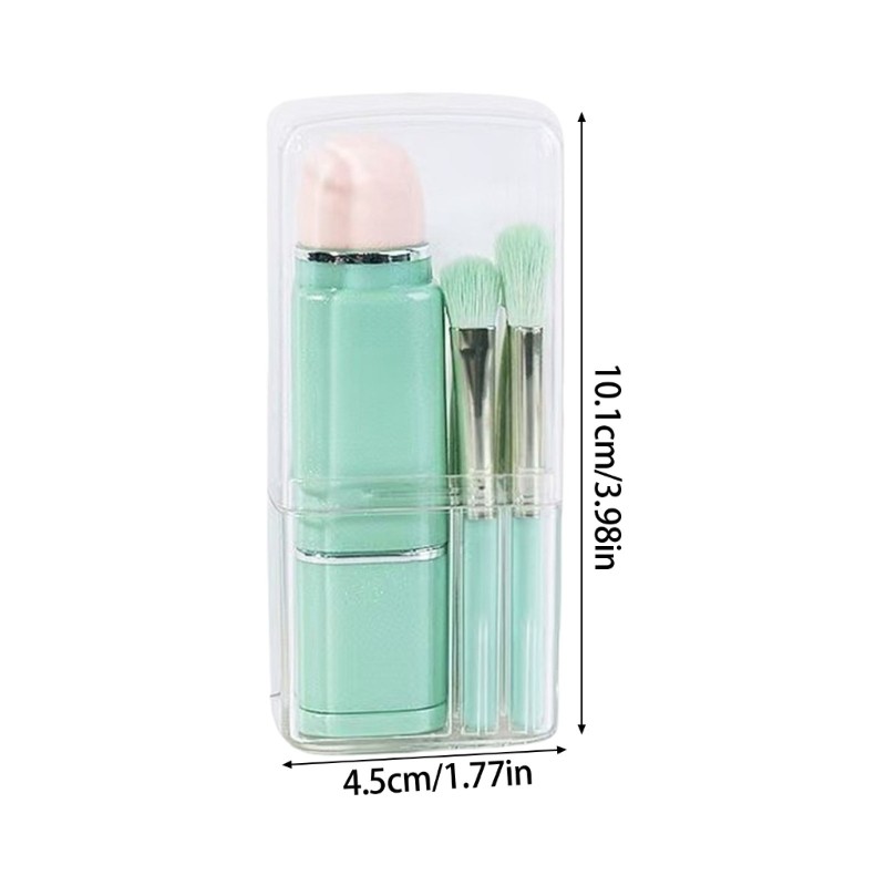 Moon Portable 8 trong 1 Bàn chải trang điểm mắt với lông Nylon mềm Phụ kiện mỹ phẩm làm đẹp cho nhu cầu trang điểm mắt của bạn