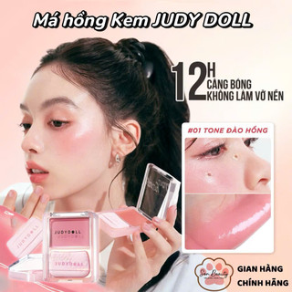 [MỚI] Má Hồng Kem JUDYDOLL Căng Bóng Lâu Trôi Mềm Mịn Chuẩn Màu Tự Nhiên Tạo Hiệu Ứng 3D Gloss