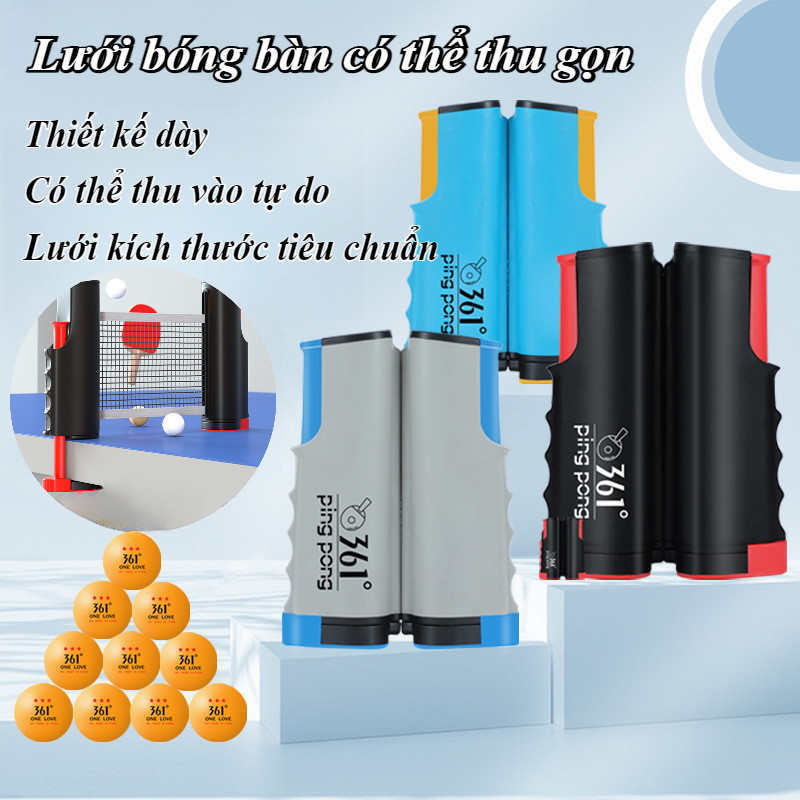 Lưới bóng bàn có thể thu gọn,Lưới bóng bàn rút gọn chất liệu PE,Dễ dàng cài đặt và di động