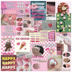 Set 30 Tấm Sticker INS Phong Cách Hàn Quốc Nhiều Màu Sắc- Nhãn Dán Đa Dạng Điện Thoại, Laptop, Phòng Ngủ