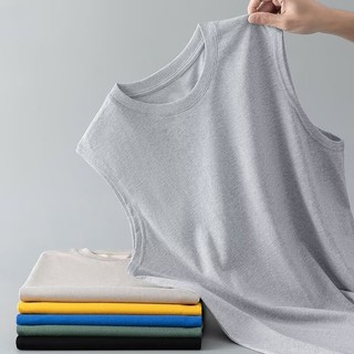 Áo Vest sửa chữa nam DICHUANGZHE Áo thun dáng rộng đơn giản màu trơn