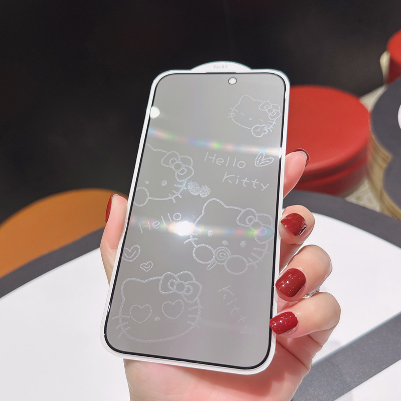 Phim Bảo Mật Chống Gián Điệp Cho iPhone 11 12 pro max x xs xr iPhone11 iPhone12 Bảo Vệ Toàn Diện Màn Hình Hoạt Hình 6D Bóng Trong Suốt Full Cover Kính Cường Lực