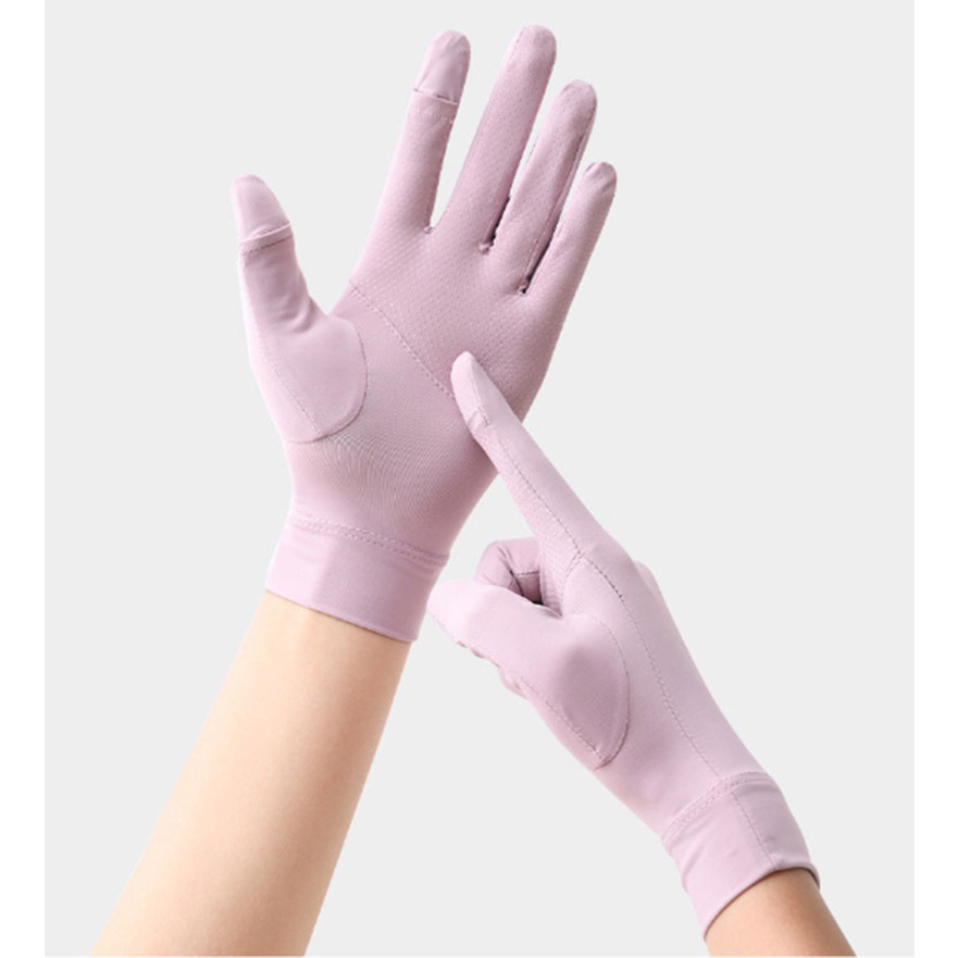 GT04 Găng Tay Chống Nắng Thời Trang Chống Tia UV Vải lụa băng mát lạnh thoáng khí cao cấp