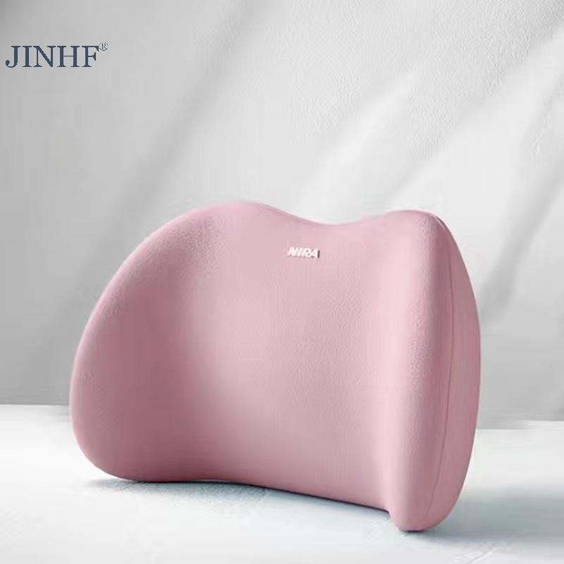 JINHF 1 Bộ Nhớ Bọt Xe Cổ Bảo Vệ Thắt Lưng Hỗ Trợ Thoáng Khí Tựa Đầu Ô Tô Đệm Giảm Căng Thẳng Ghế Ô Tô HOT