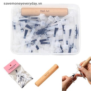 [savemoneyeveryday] 1 Bộ Bàn Chải Sơn Móng Tay Dùng Một Lần Có Thể Bút Đôi Bàn Chải Thay Thế Bàn Chải Móng Tay Dụng Cụ Lỏng Dụng Cụ Làm Móng Tay [vn]