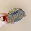 NKSFX 1 Cái Kẹp Cá Mập Vỏ Không Đều, Kẹp Móng Vuốt Tóc Kim Loại Bóng, Punk Barrettes Kẹp Tóc Phụ Kiện Tóc