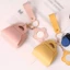 SA Túi Da Charm Móc Khóa Túi Bảo Quản Nhỏ Móc Khóa Da Trang Trí Cho Nữ Bé Gái