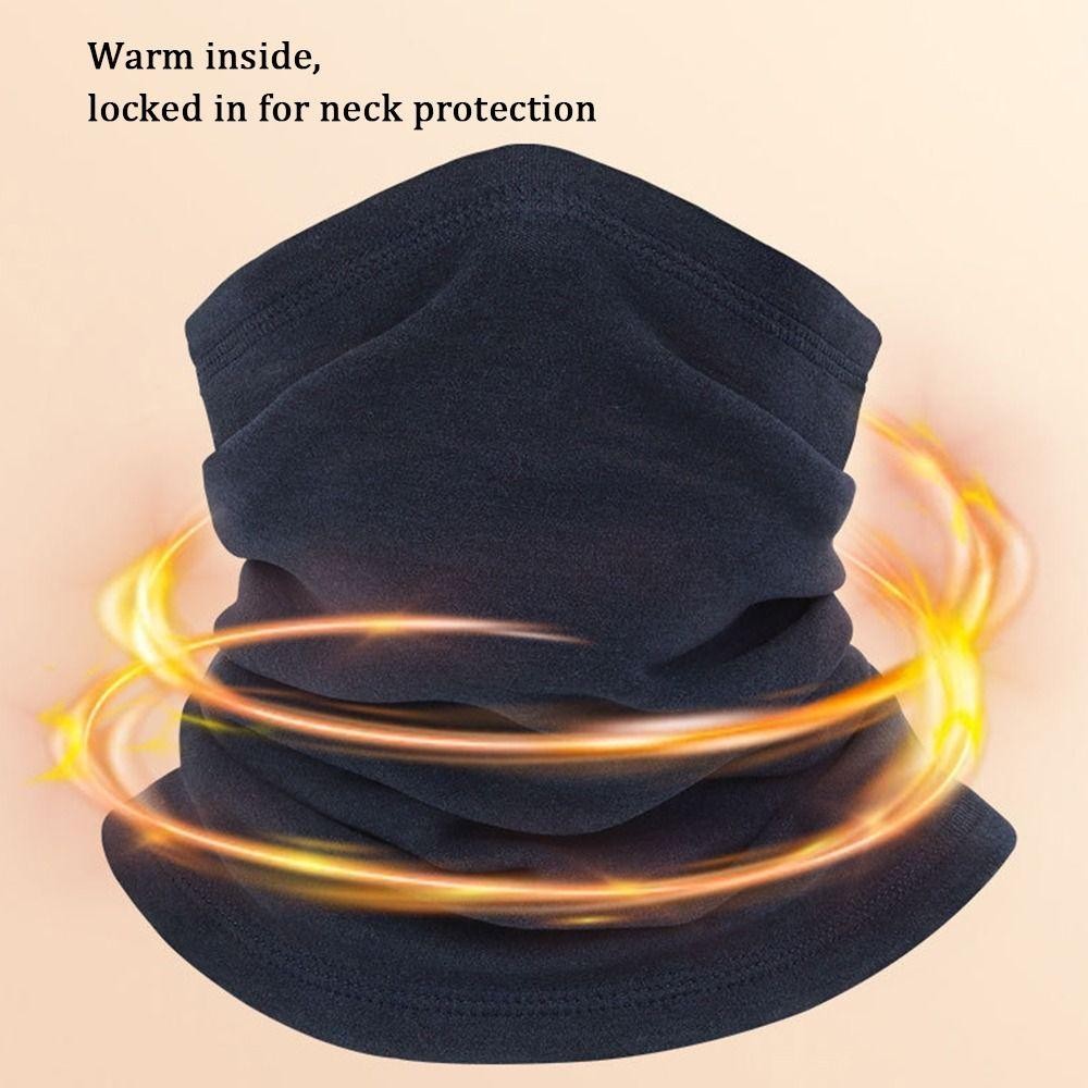 Ống cổ lông cừu và mũ len Polar Fleece, khăn thể thao đa chức năng