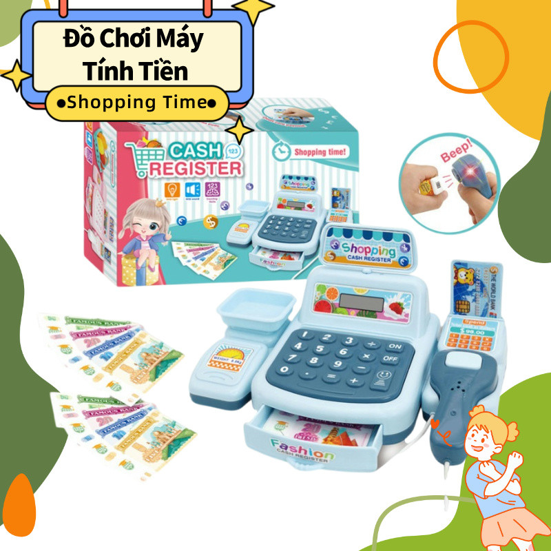Mô Phỏng Đa Chức Năng Máy Tính Tiền Đồ Chơi Và Thiết Bị Gia Dụng Nhà Vui Chơi Trẻ Em Hiệu Ứng Âm Thanh Và Ánh Sáng Điện